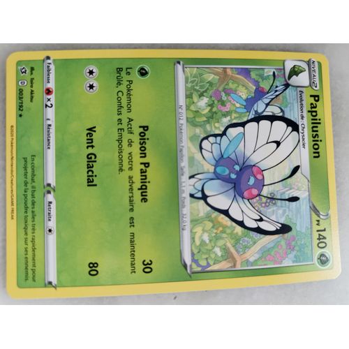 Papilusion 003/192 Épée Et Bouclier Clash Des Rebelles