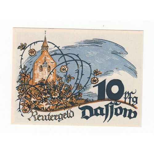 Billet Allemand - 10 Pfennig - Dassow In Mecklenburg 1922