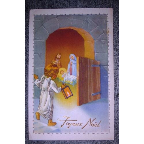 Carte Écrite En 1946.Joyeux Noël