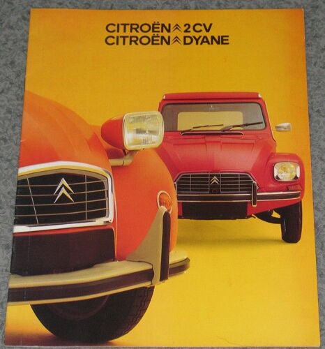 Catalogue Publicitaire Citroen 2cv Et Diane Hors-Série N° 0 : 2cv - Dyane