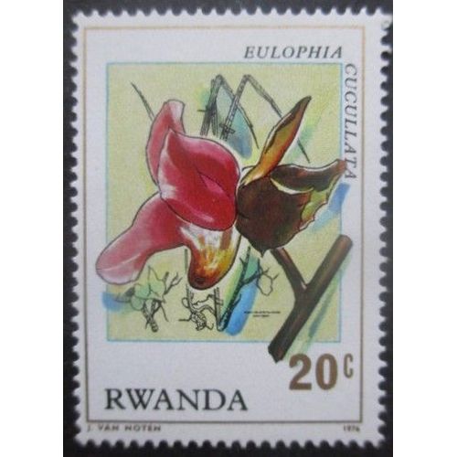 Rwanda N°753 Orchidées Neuf **