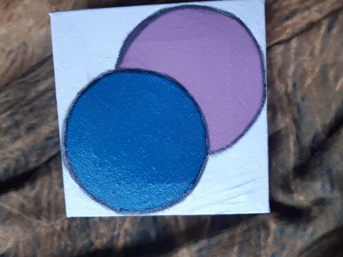 Petite Toile Avec Rond