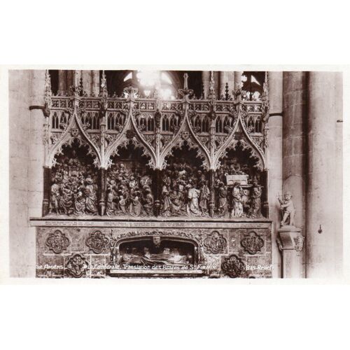 Carte Postale Semi-Moderne - 32 - Amiens - La Cathédrale - Translation Des Restes De St-Firmin - (Bas-Relief)