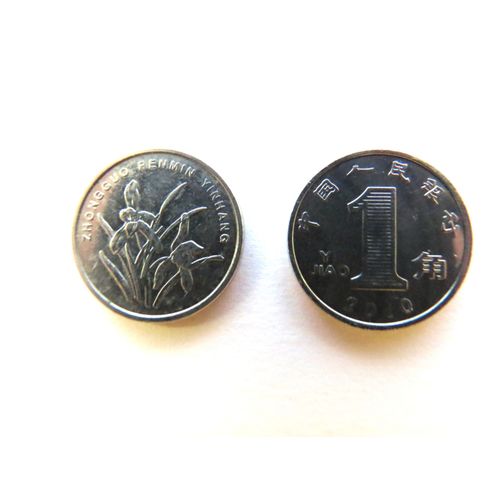 Chine 1 Jiao 2010 Fleurs D'orchidée Ch_10