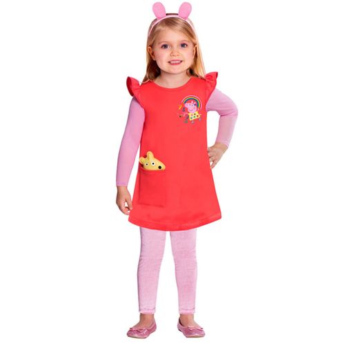 Déguisement Robe Peppa Pig Fille - Taille: 4 - 6 Ans (110 Cm)
