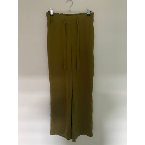 Pantalon Large Vert Caca D’Oie Kiabi Taille S/36
