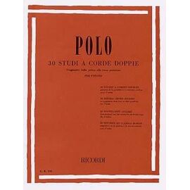 Polo : 30 Études À Cordes Doubles - Violon