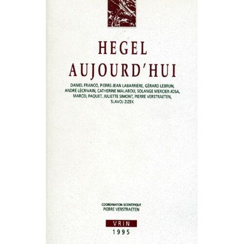 Hegel Aujourd'hui
