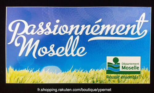 Autocollant Passionnément Moselle