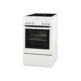 Faure FCI560MWC - Cuisinière - pose libre - largeur : 50 cm - profondeur : 60 cm - hauteur : 85.8 cm - avec système auto-nettoyant - classe A - blanc