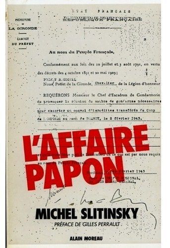 L'affaire Papon Préface De Gilles Perrault