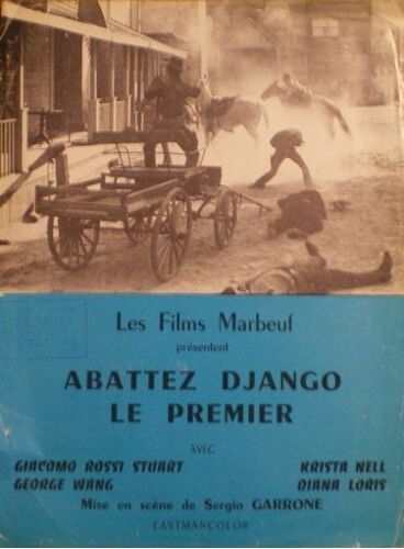 Promo Film - Original :Abattez Django Le Premier - Annees 1960