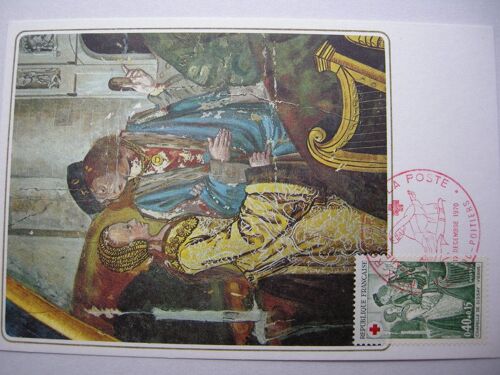 Carte 1er Jour Croix Rouge Chapelle De Dissay