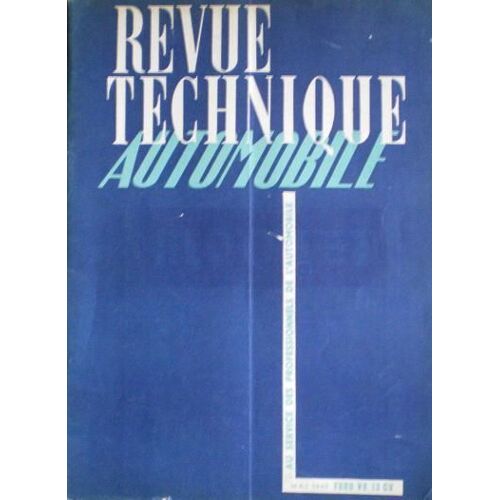 Revue Technique Automobile  N° 37 : Marque : Ford V 8 13 Cv
