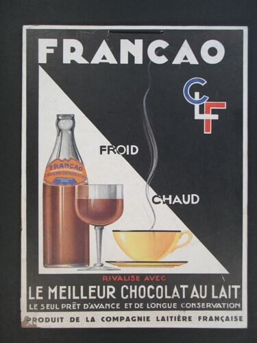 Francao - Rivalise Avec Le Meilleur Chocolat Au Lait Produit De La Compagnie Laitière Française