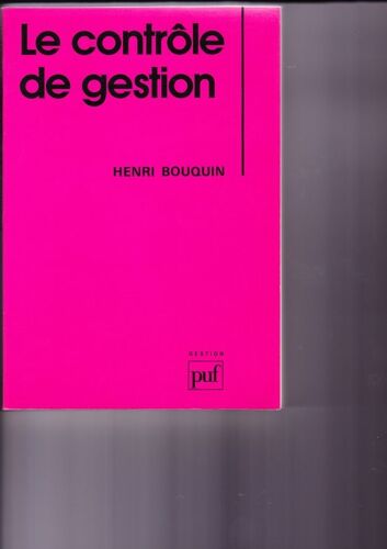 Le Contrôle De Gestion - Contrôle De Gestion, Contrôle D'entreprise