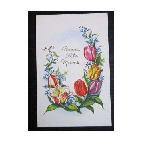 Carte Postale : Bonne Fête Maman