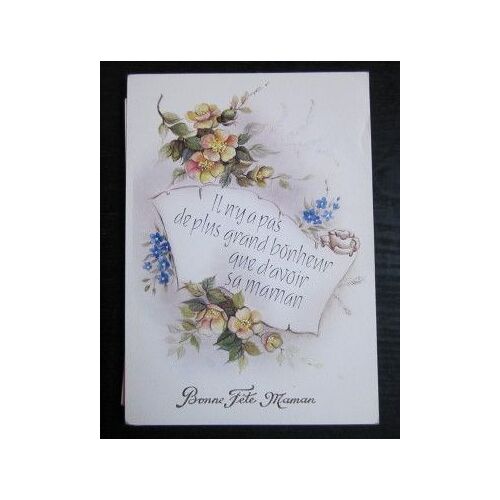 Carte Postale : Bonne Fête Maman