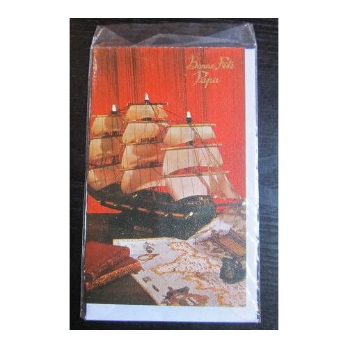 Carte Postale   : Bonne Fête Papa (Avec Enveloppe)