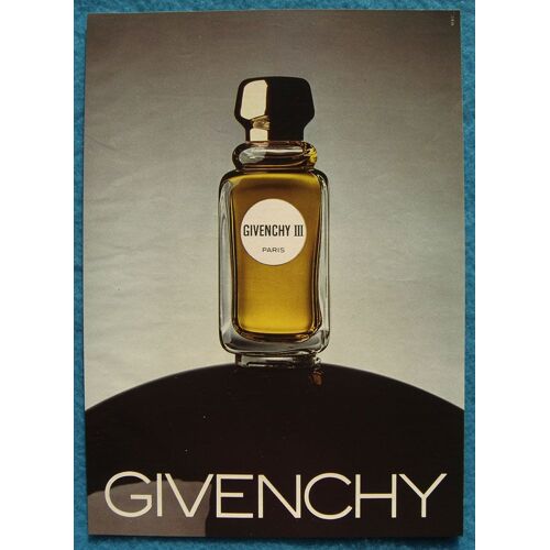 Publicité Papier - Parfum "Givenchy I I I" De 1979