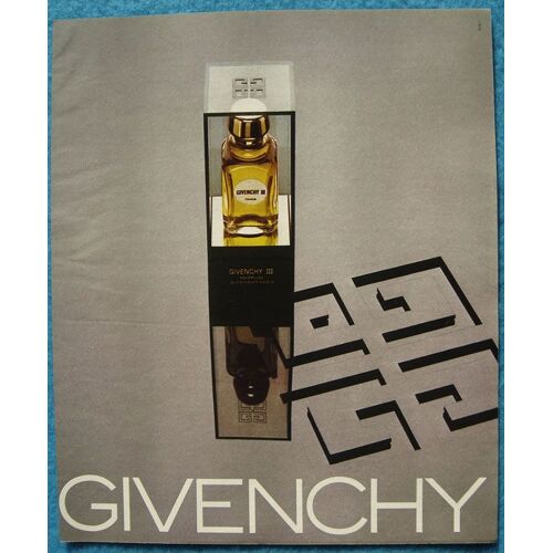 Publicité Papier - Parfum "Givenchy I I I" De 1978