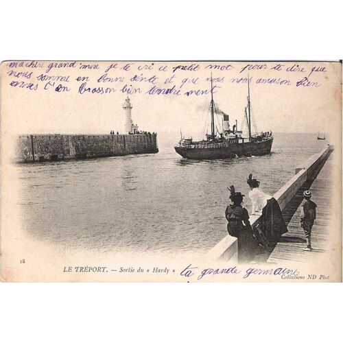 Le Treport - Sortie Du Hardy - Carte Precurseur - Obliteree 1905 - Ref 023 369