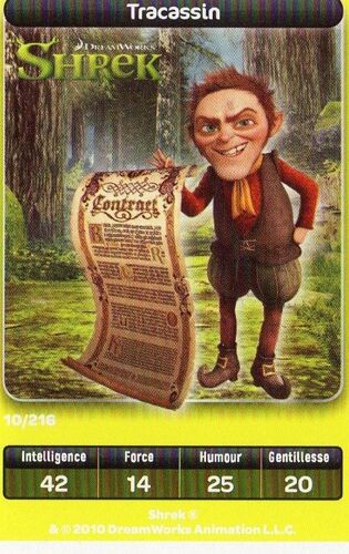 Carte Shrek : Tracassin N°10 - Collection Dreamworks - Carrefour