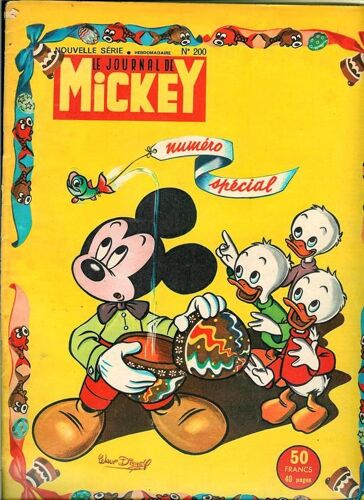 Le Journal De Mickey  N° 200 : Nouvelle Serie         N° Special
