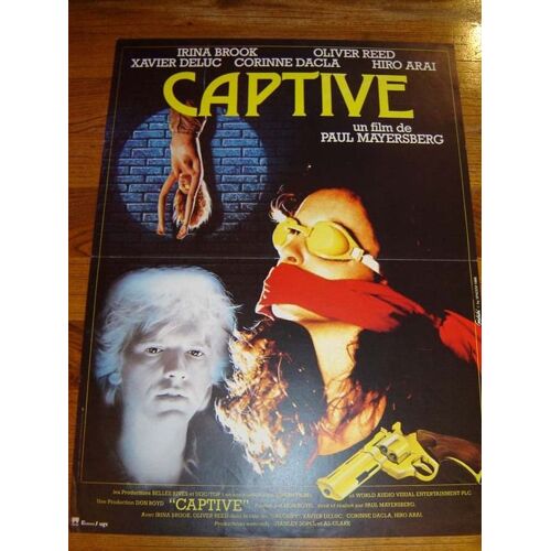 Affiche De Cinema / Captive De Paul Mayersberg / Original 1986 / 45x55cm