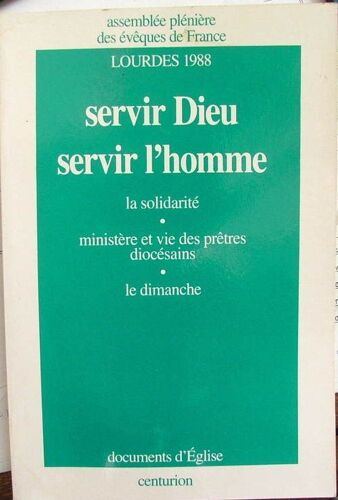 Servir Dieu, Servir L'homme - Le Dimanche