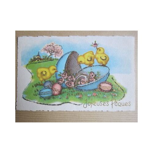 Carte Postale : Joyeuses Pâques