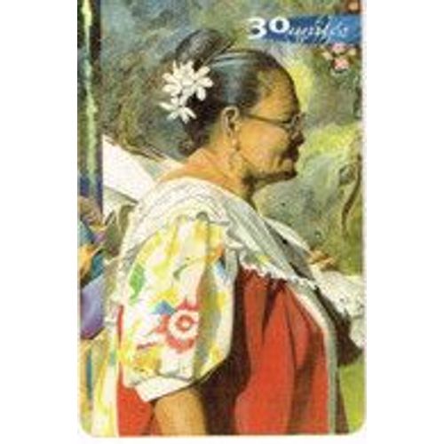 Télécarte Polynésie Française "Les Mamas Robe Blanche" 30 Unités Phonecote Pf67