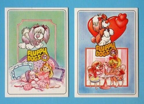Lot De 2 Cartes Postales Enfants  Chiens -  Fluppy Dogs  -  Série D 510  -  Carte Postale Disney