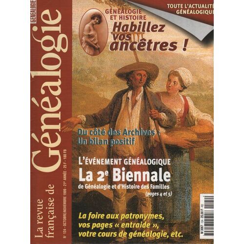 La Revue Française De Généalogie N° 124