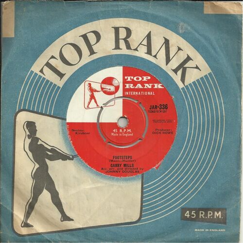 Footsteps (Mann - Hunter) / Look For A Star (From Film "Circus Of Horrors") (Mark Anthony)