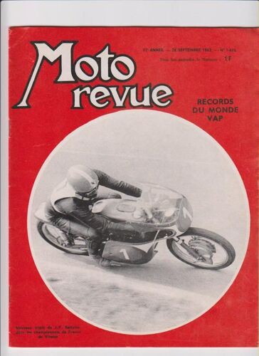 Moto Revue  N° 1658 : Records Du Monde Vap