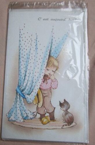 Carte : Heureux Anniversaire (Avec Enveloppe)