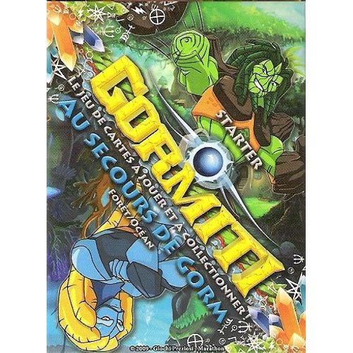 Starter Gormiti Jeu De Cartes Au Secours De Gorm Foret Ocean