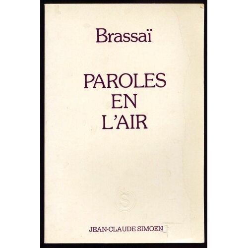 Paroles En L'air.