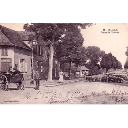 Mailly - Route De Chalon - Ayant Circulee - Ref 023 011
