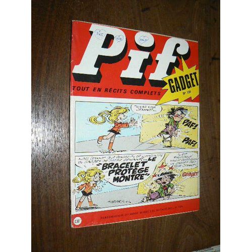 Pif Gadget   N° 136 : Le Bracelet Protege Montre