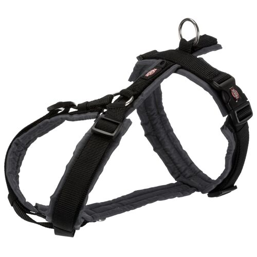 Premium Harnais Trekking Taille M H53-64cm H20mm Noir Gris Graphite Trixie