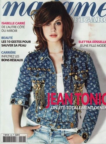 Madame Figaro / 06-04-2007  N° 19495 : Isabelle Carré (3p) - Elettra Rossellini (10p) - Roberto Alagna (1p)