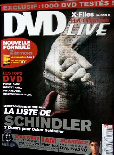 Dvd Live N° 15 : La Liste De Schindler