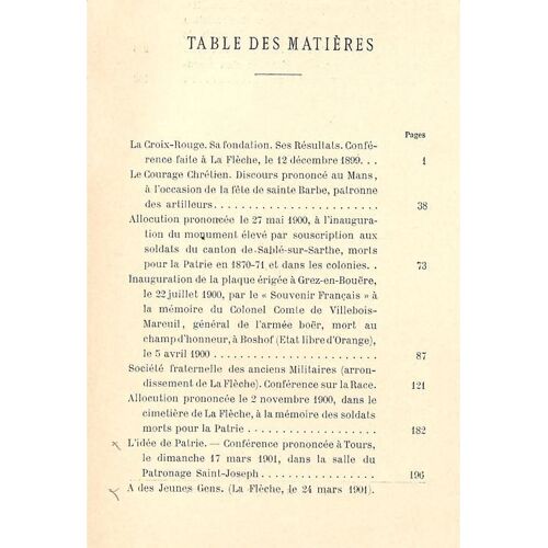 Discours Et Allocutions Militaires (Tii)