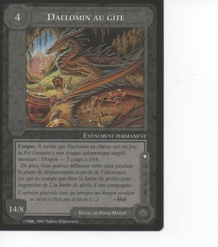 Meccg Middle Earth  - Les Dragons : Daelomin Au Gite