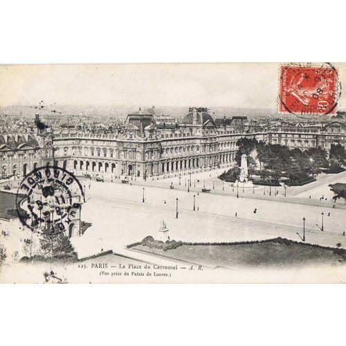 - 738 - Paris.- La Place Du Carrousel. (Vue Prise Du Palais Du Louvre.) 1908.