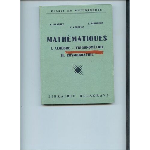 Mathematiques  - Classe De Philosophie