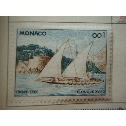 Monaco 1960_Bateaux:Felouque Xviii° Et La Palmaria Xix°_