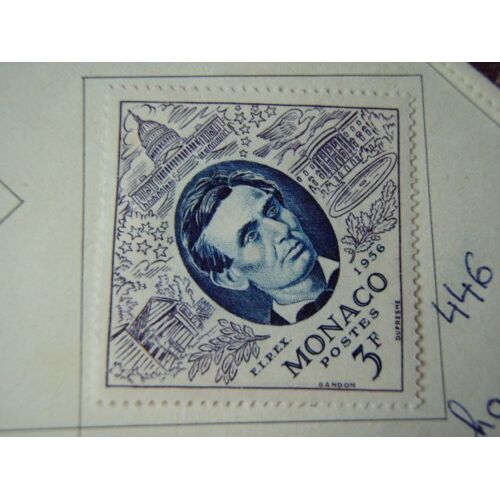 Exposition Philatélique Internationale De New-York 1956 _Abraham Lincoln Yt446